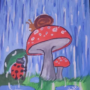 Kırmızı Şemsiyenin Altında