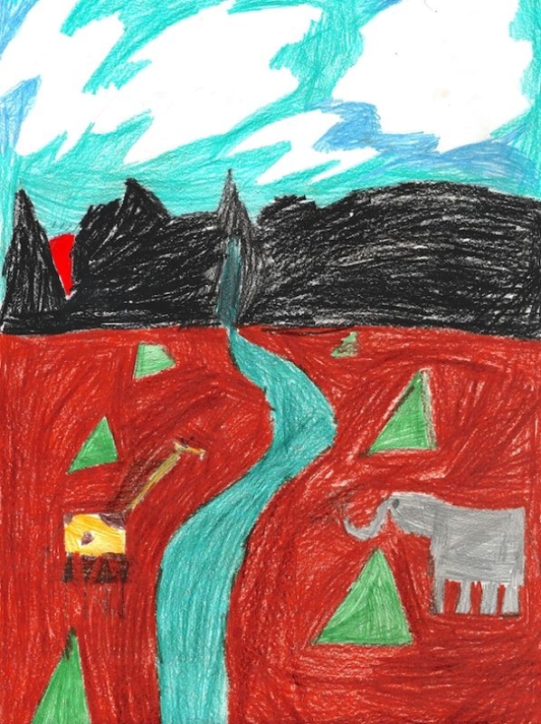 Nehir Kenarında Fil