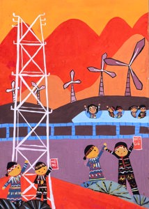 Treni Selamlayan İnsanlar